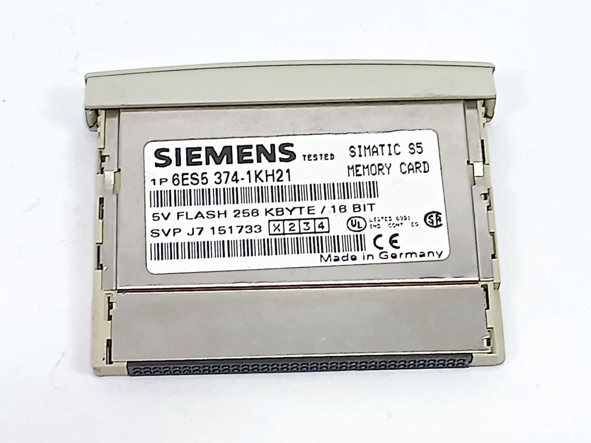 Siemens 6ES5374-1KH21 Memory Card 5V Flash 256 kByte / 16 Bit