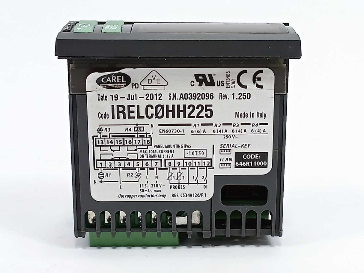 Carel IRELC0HH225 Temperature Controller