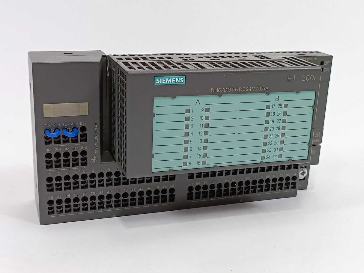 Siemens 6ES7133-1BL01-0XB0 SIMATIC In/Output Module W/6ES7193-1CL00-0XA0