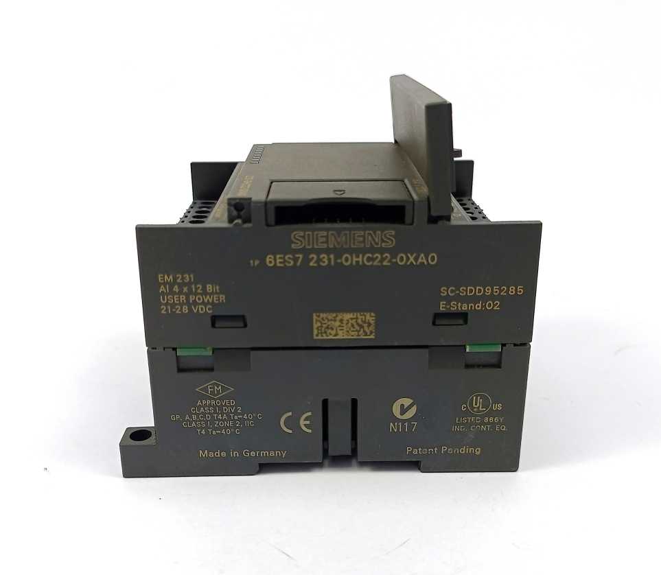 Siemens 6ES7231-0HC22-0XA0 SIMATIC S7-200 Analog Input EM 231