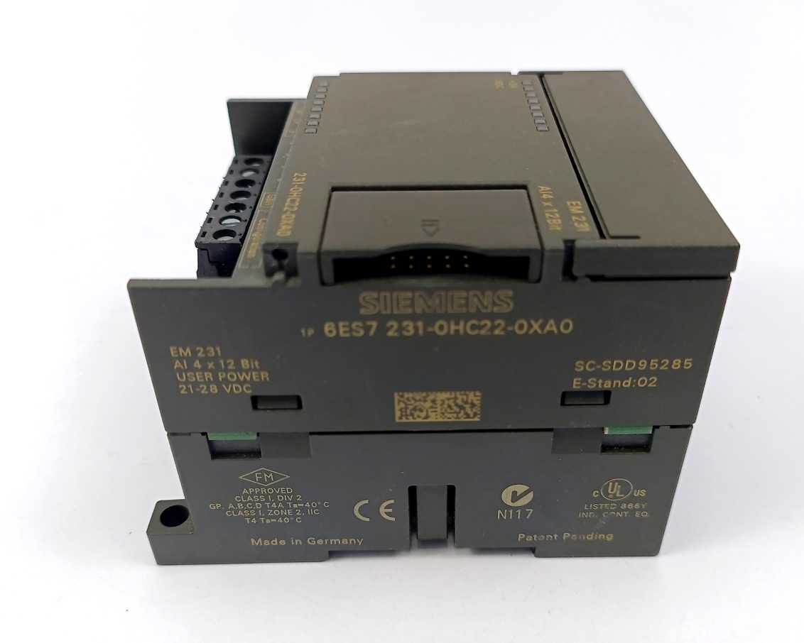 Siemens 6ES7231-0HC22-0XA0 SIMATIC S7-200 Analog Input EM 231