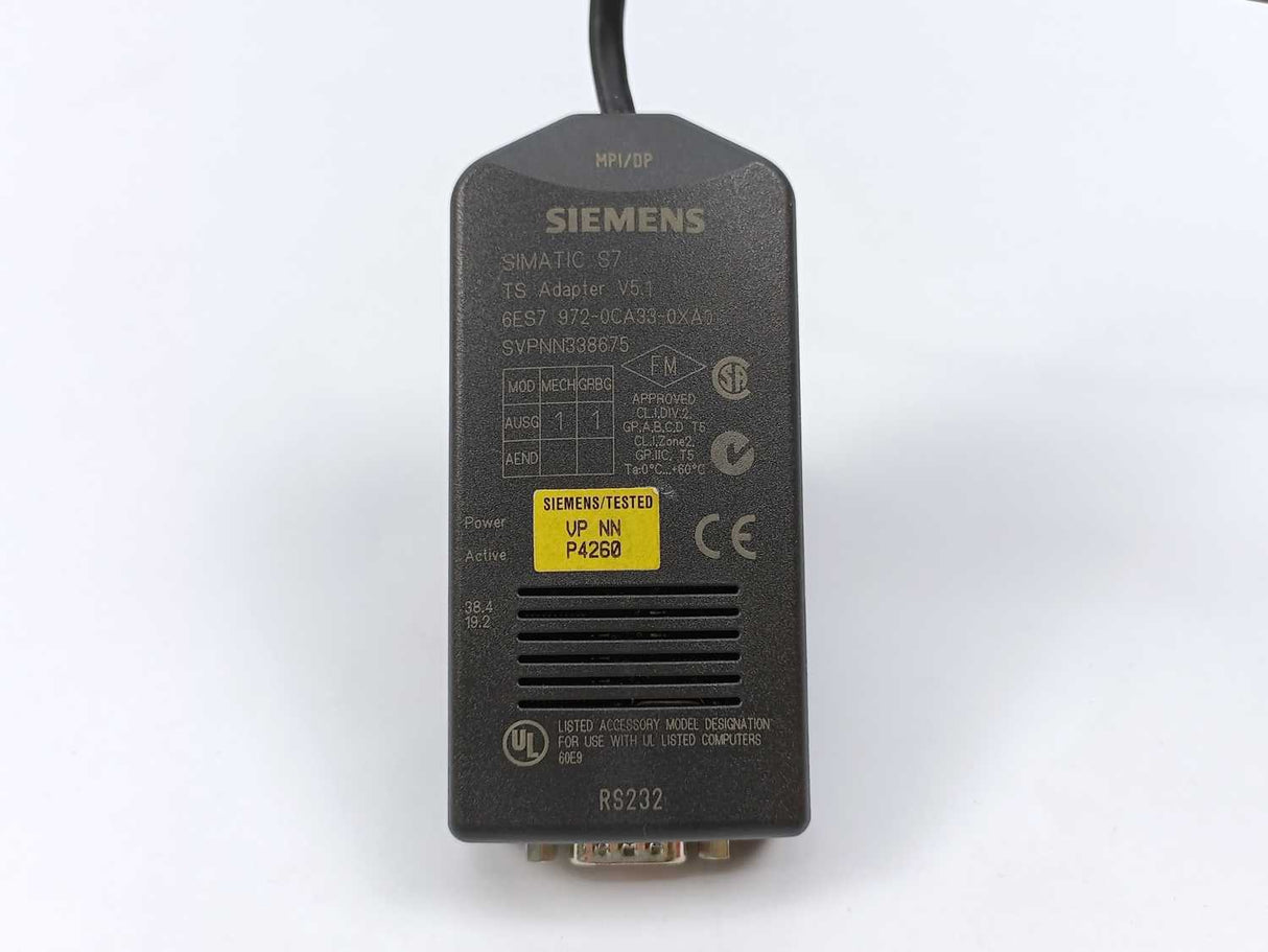 Siemens 6ES7972-0CA33-0XA0 SIMATIC S7, TS Adapter V5.1