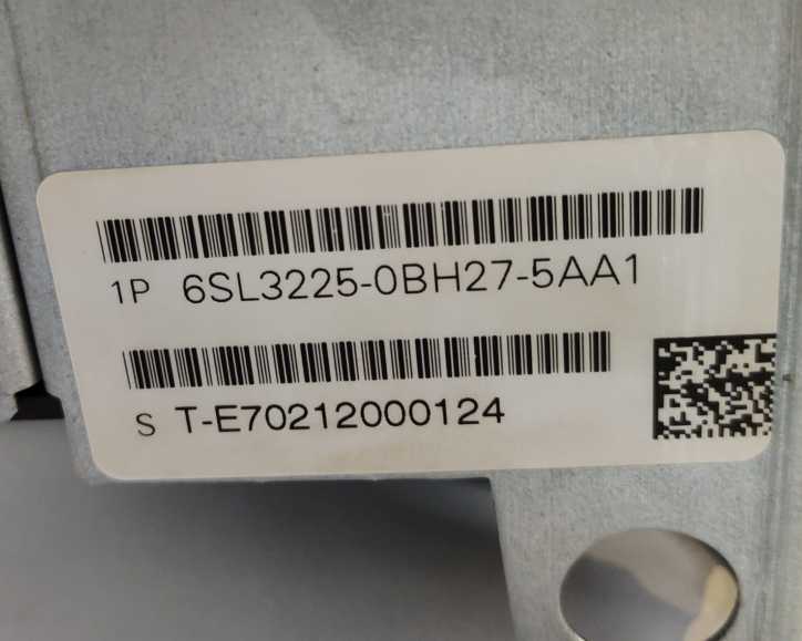 Siemens 6SL3225-0BH27-5AA1 Power Module PM260