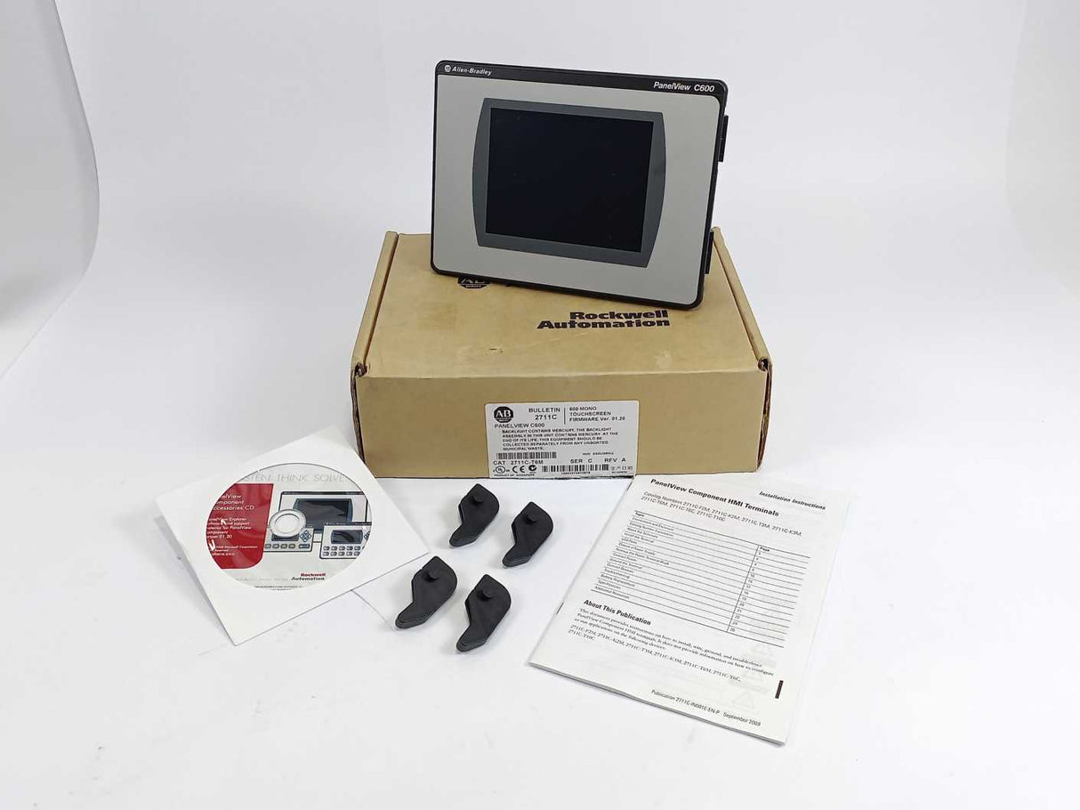 AB 2711C-T6M PanelView C600, 600 Mono Touchsreen