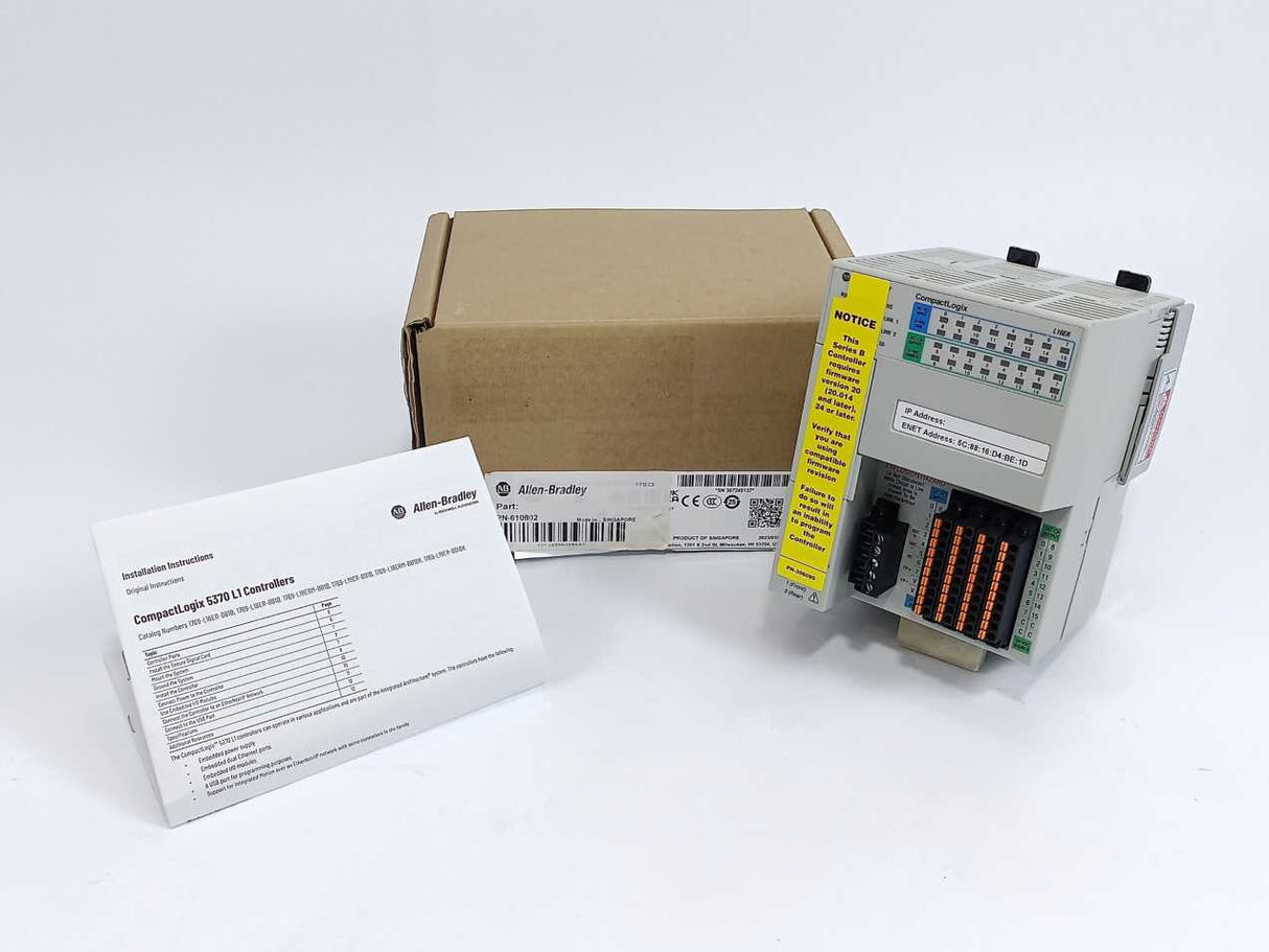 AB 1769-L16ER-BB1B SER. B, W. 1784-SD1/A 1GB CAPACITY