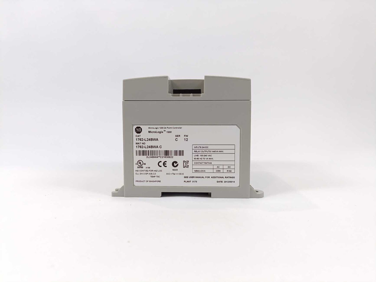 AB 1762-L24BWA Ser. C MicroLogix 1200 24 Point Controller