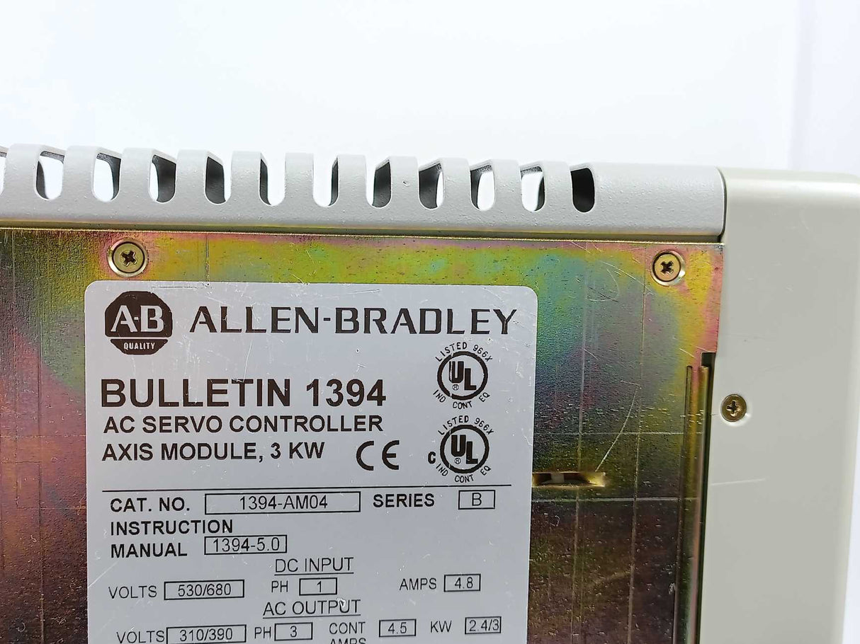 AB 1394-AM04 Ser.B, AC Servo Controller 3KW