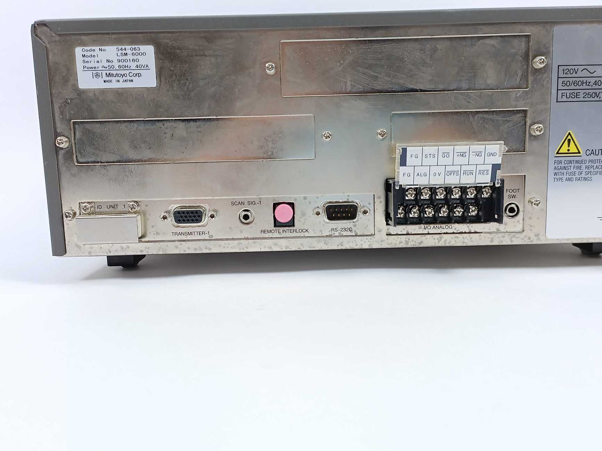 Mitutoyo Corporation 544-063 Laser Scan Micrometer, LSM-6000