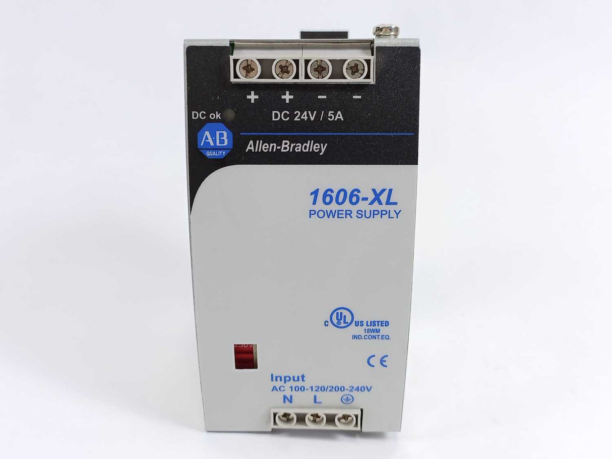 AB 1606-XL120D 100-240VAC to 24V 5A, Power supply Ser. A