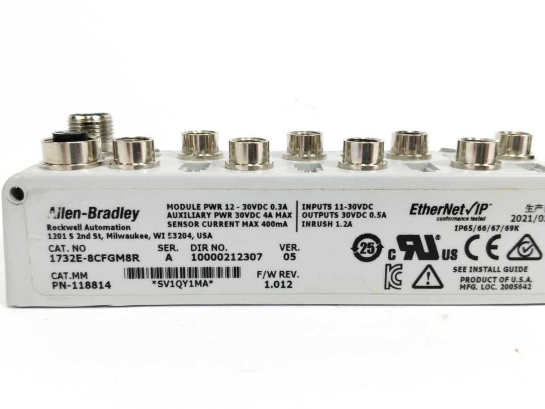 AB 1732E-8CFGM8R Ser. A Input / Output Module