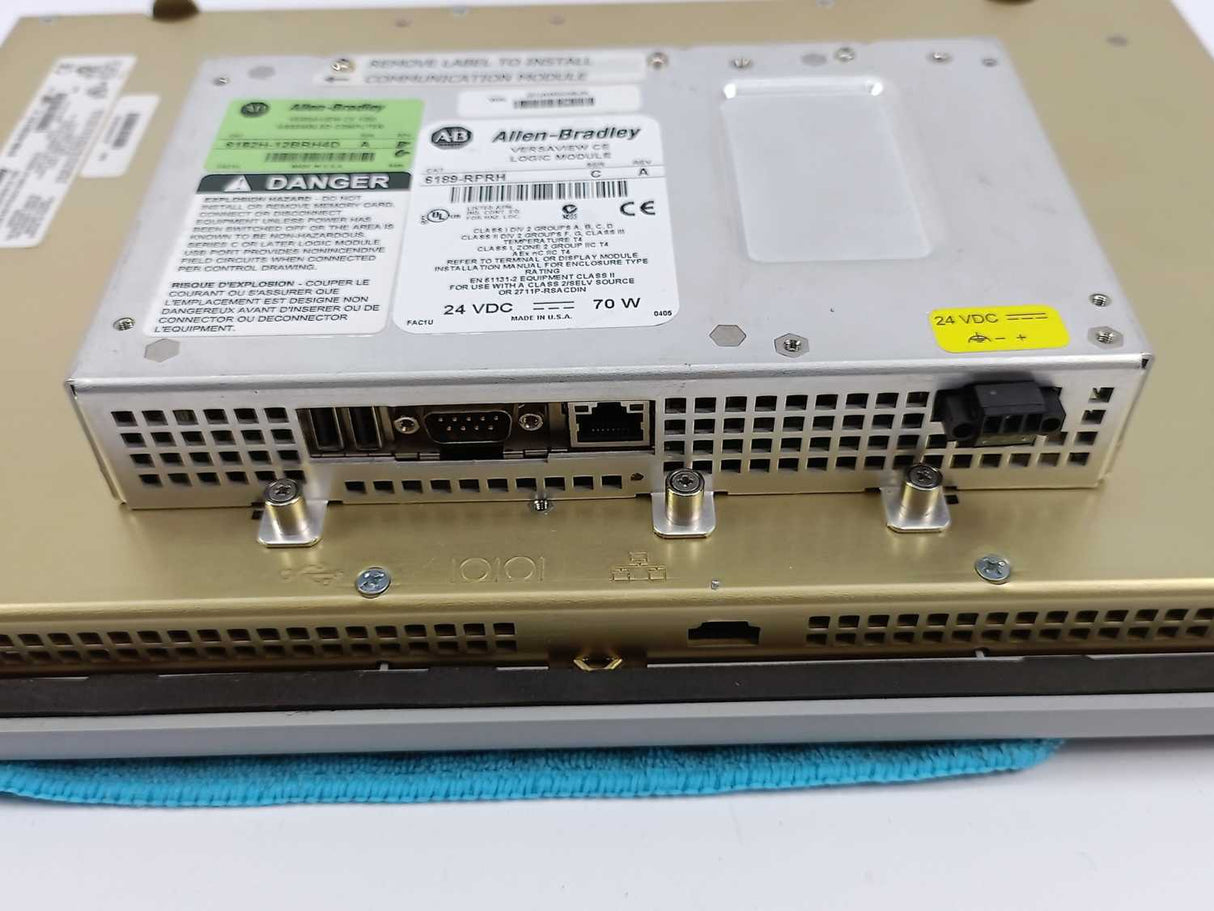 AB 6189-RDB12C Ser. A VersaView CE 1250 Color Key/Touch Display Module