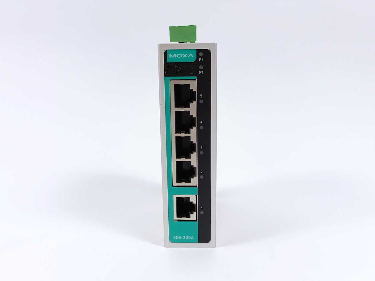 Moxa 3093001000116 EDS-205A-T Rev. 2.0.2 Ethernet Switch