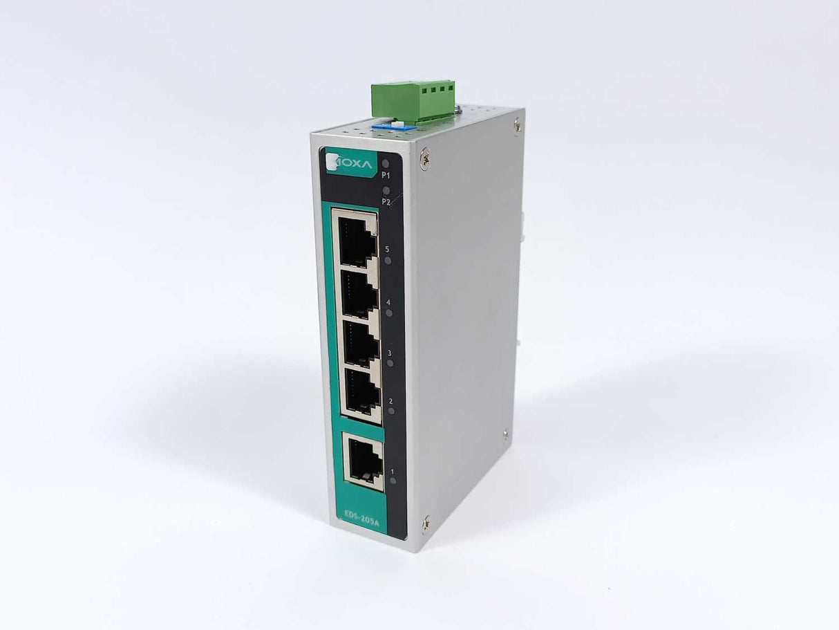 Moxa 3093001000115 EDS-205A-T Rev. 2.0.1 Ethernet Switch