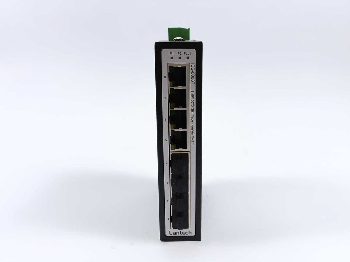 LanTech IES-0008T 8 10/100TX Slim Type Industrial Switch