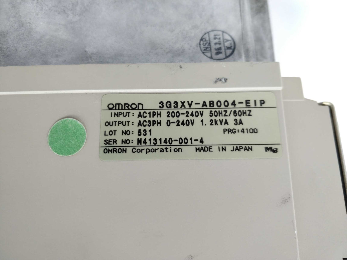 OMRON 3G3XV-AB004-EIP SYSDRIVE 3G3XV-AB004-EIP Inverter