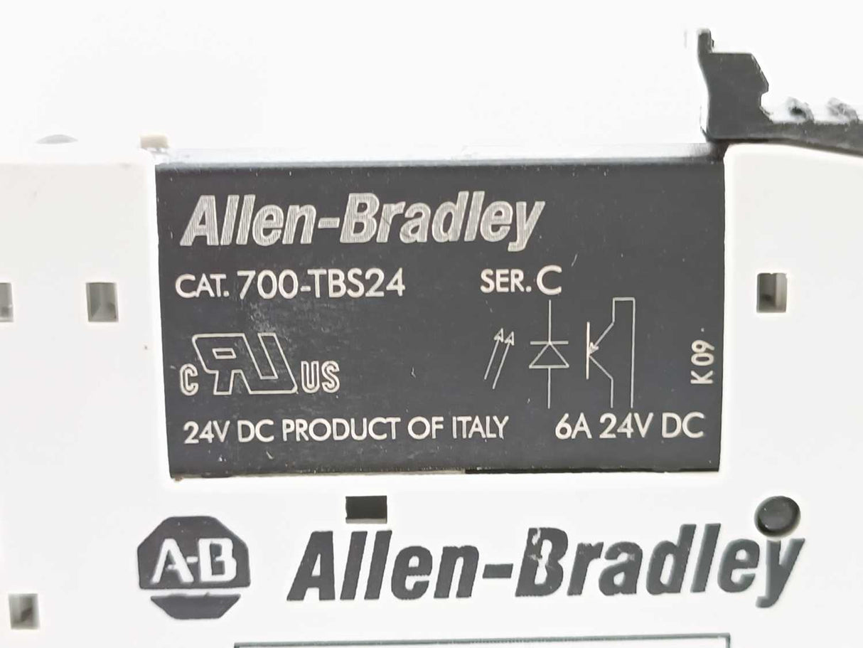 AB 700-HLT1Z Ser. A Terminal Block Relay + 700-TBS24 Ser. C