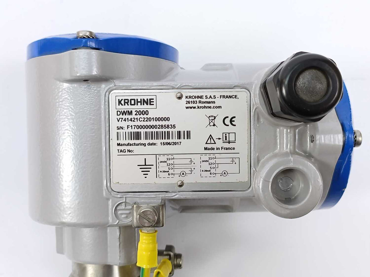 Krohne V741421C220100000 DWM 2000 Electromagnetic Flow Switch and Flow Meter