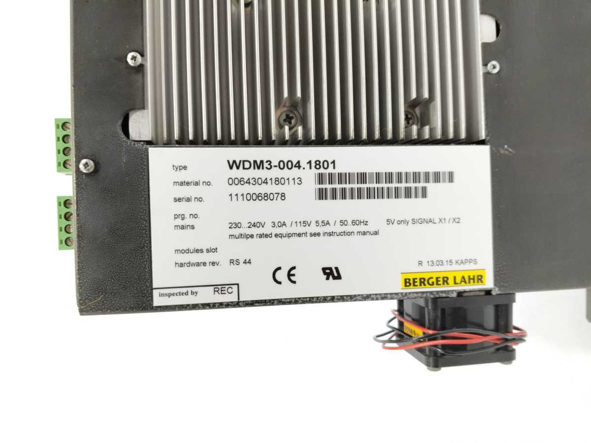 Schneider Electric WDM3-004.1801 Servo Drive