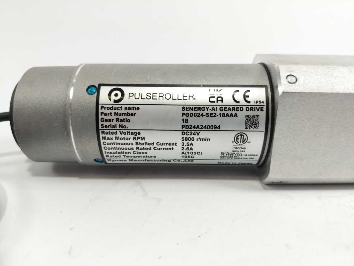 PULSEROLLER PGD024-SE2-18AAA Senergy-Ai Geared Drive DC24V Batch 2pcs.