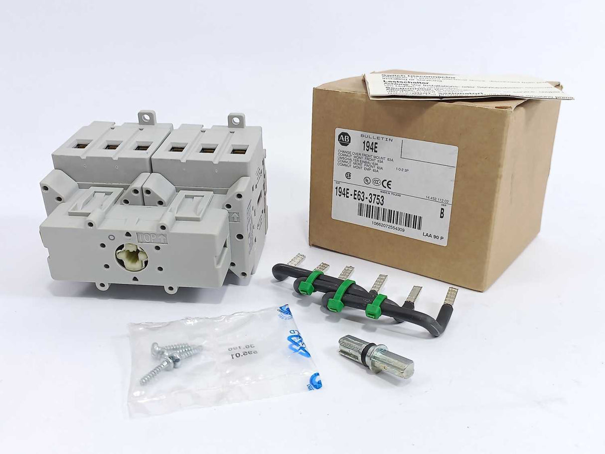 AB 194E-E63-3753 Ser. B Change Over Front Mount 63A