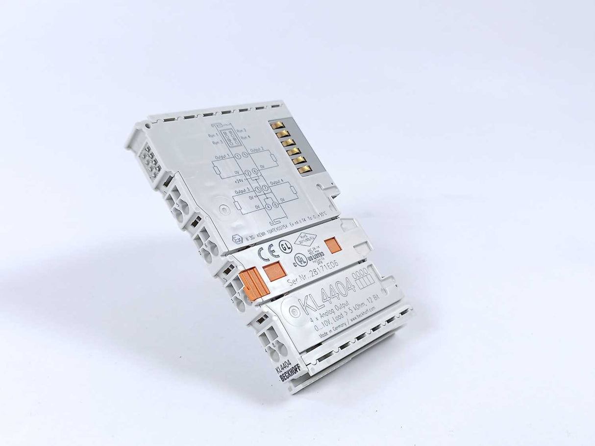 Beckhoff KL4404 4x Analog Output Bus Terminal