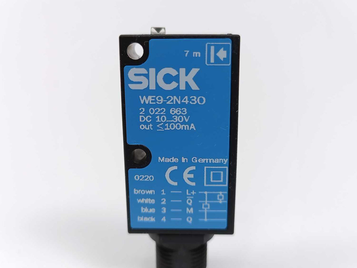 SICK 2021735 WS9-2D430 + 2022663 WE9-2N430 Through-Beam Photoelectric Switch