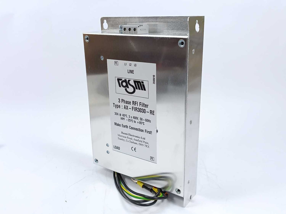 RASMI ELECTRONICS LTD AX-FIR3030-RE Three Phase RFI Filter