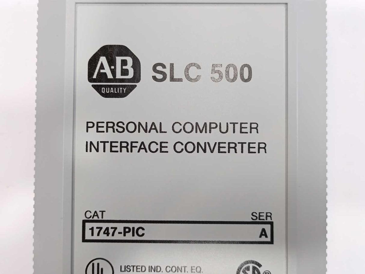 AB 1747-PIC SLC 500 Personal Computer Interface Converter