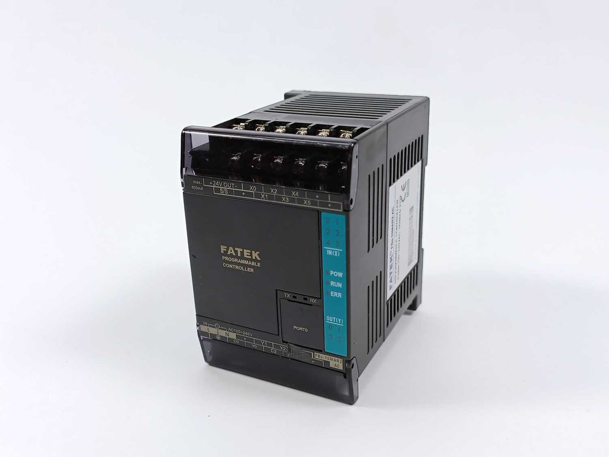 Fatek FBS-10MAR2-AC PLC, Power: 100-240VAC 50/60Hz 21W