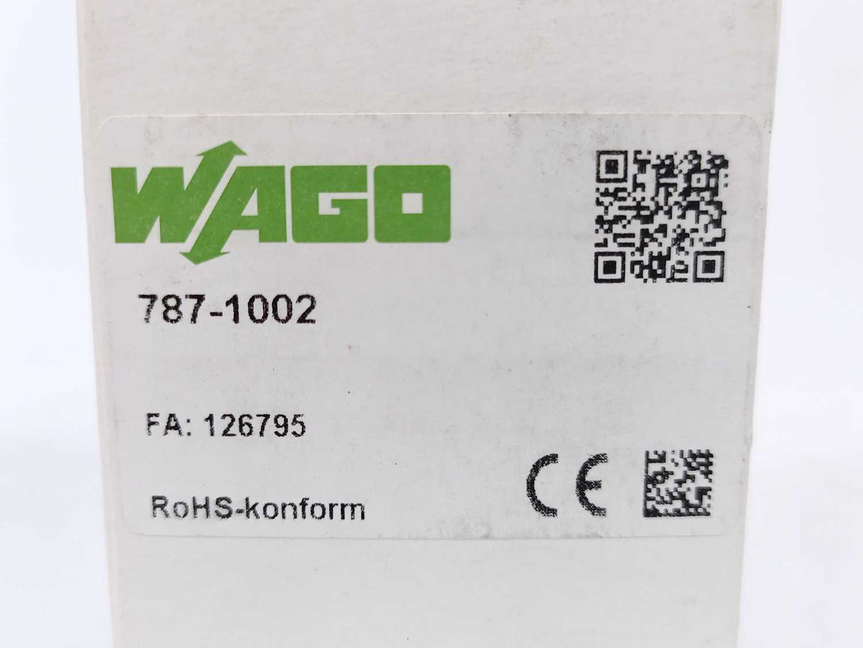 Wago 787-1002 Switched Mode Power Supply 300V dc, 264V ac