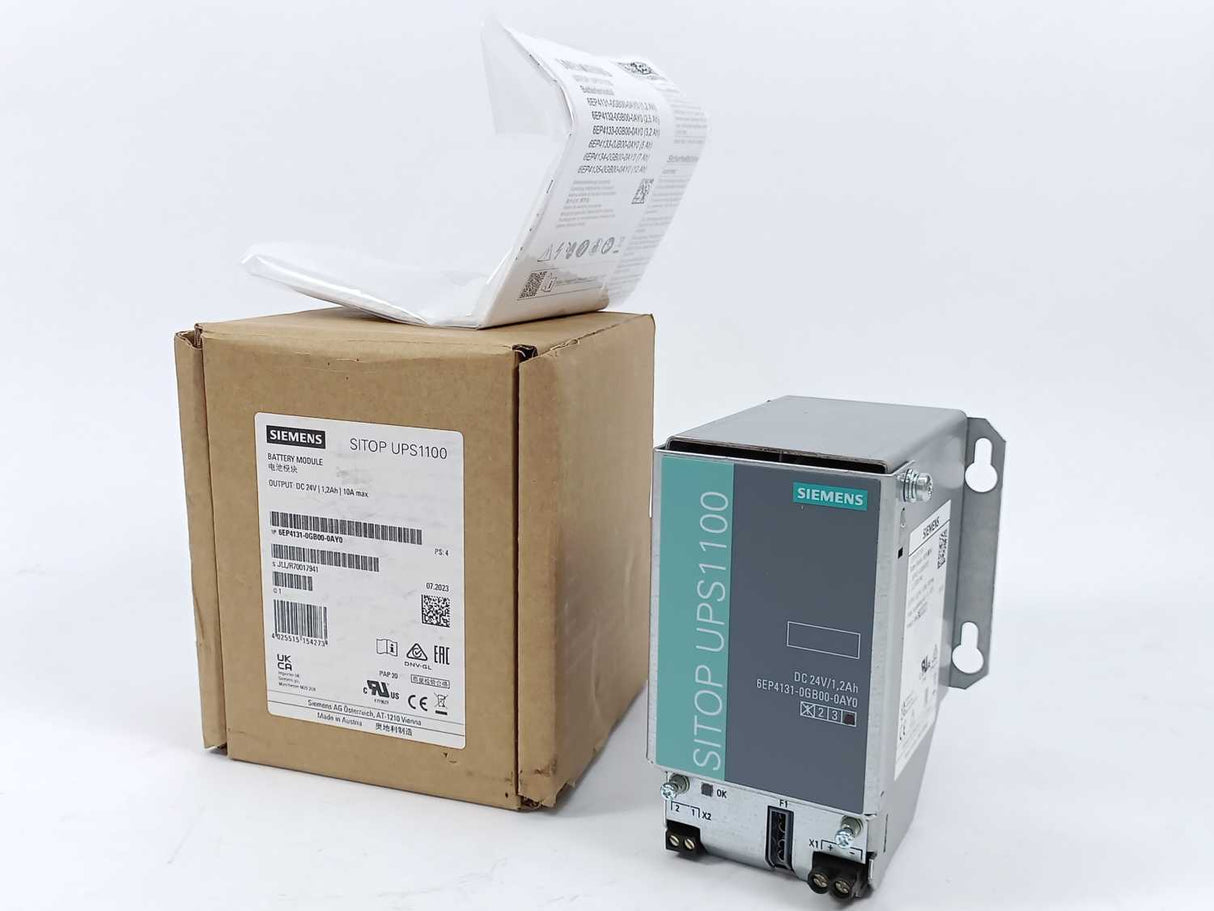 Siemens 6EP4131-0GB00-0AY0 SITOP UPS1100 Battery Module