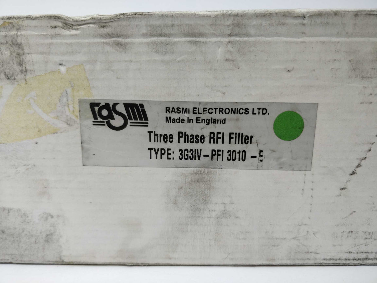 RASMI ELECTRONICS LTD 3G3IV-PFI-3010 3 Phase RFI Filter