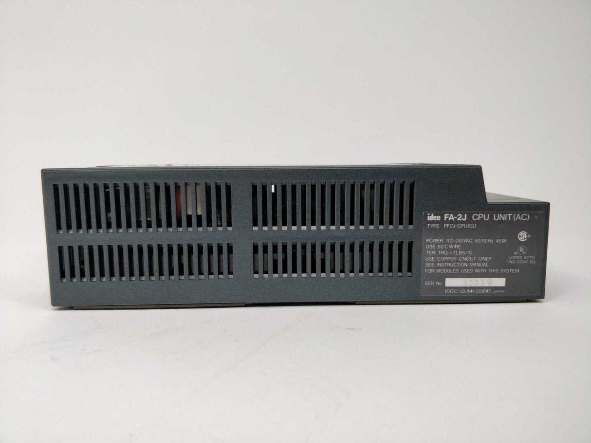 Idec Izumi PF2J-CPU1EU FA-2Junior CPU Unit (AC) FA-2J