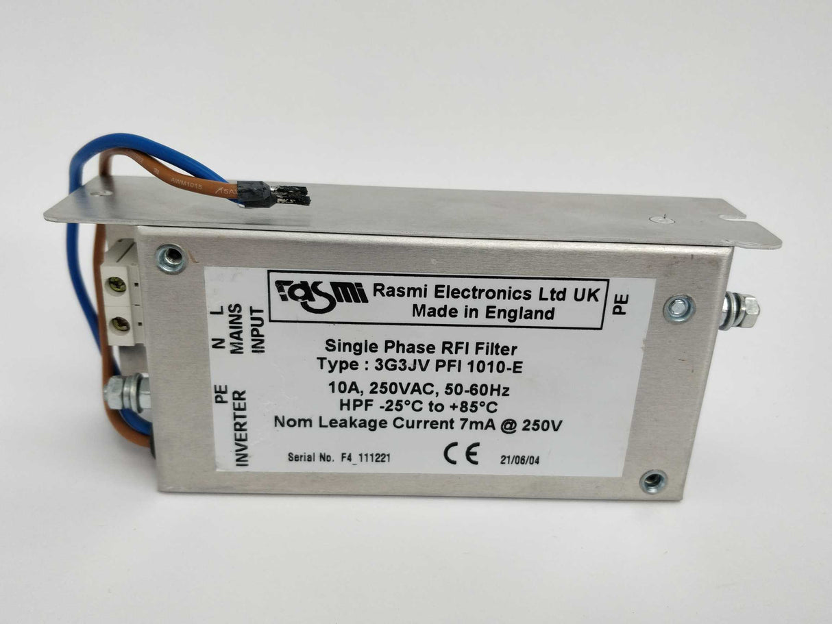 Rasmi 3G3JV PFI 1010-E Single phase RFI filter