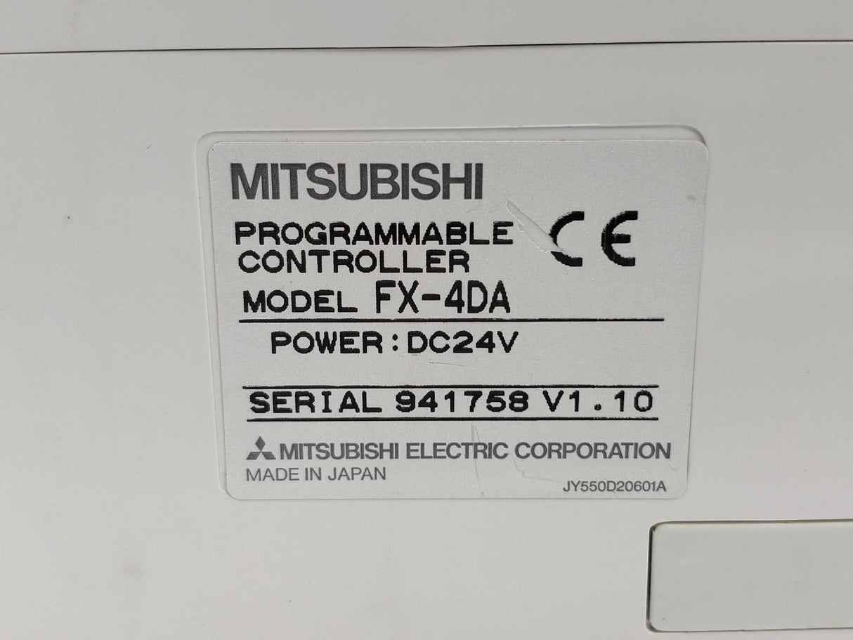 Mitsubishi FX-4DA I/O module v1.10