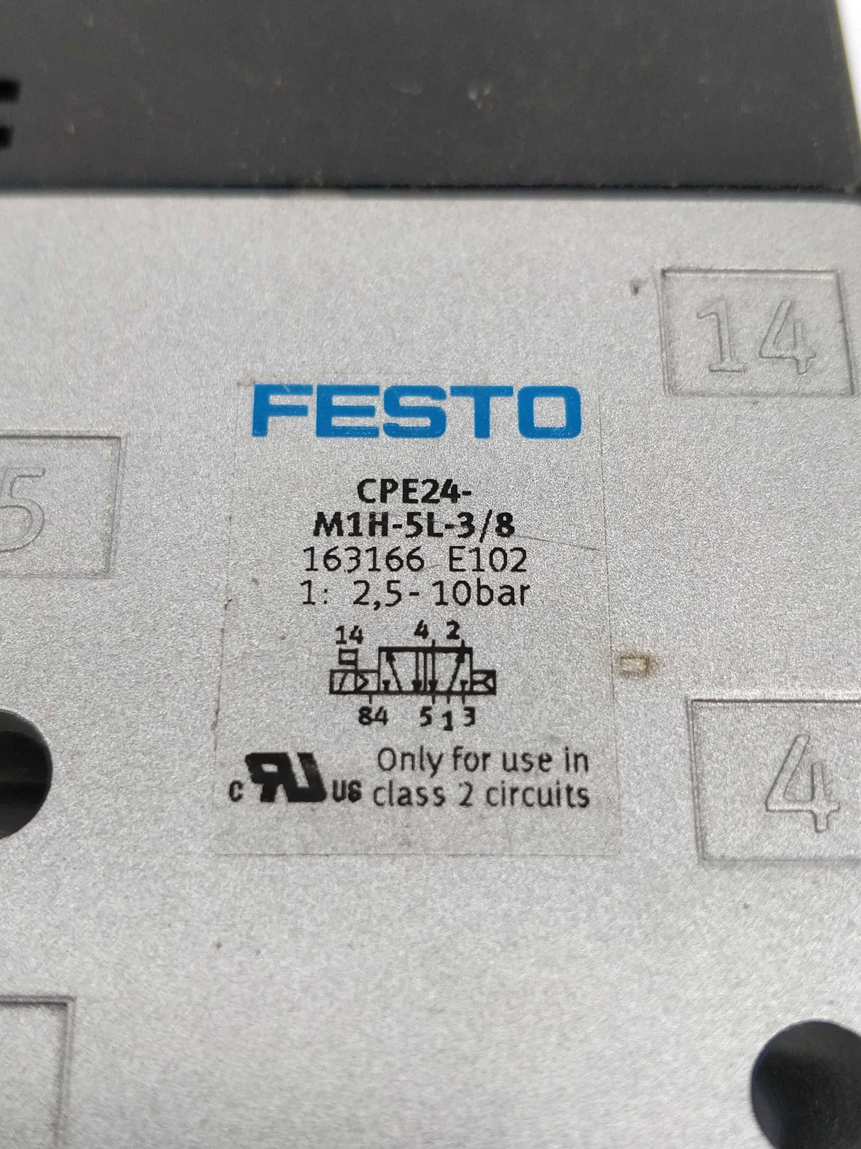 Festo CPE24-M1H-5L-3/8 Solenoid Pilot Valve
