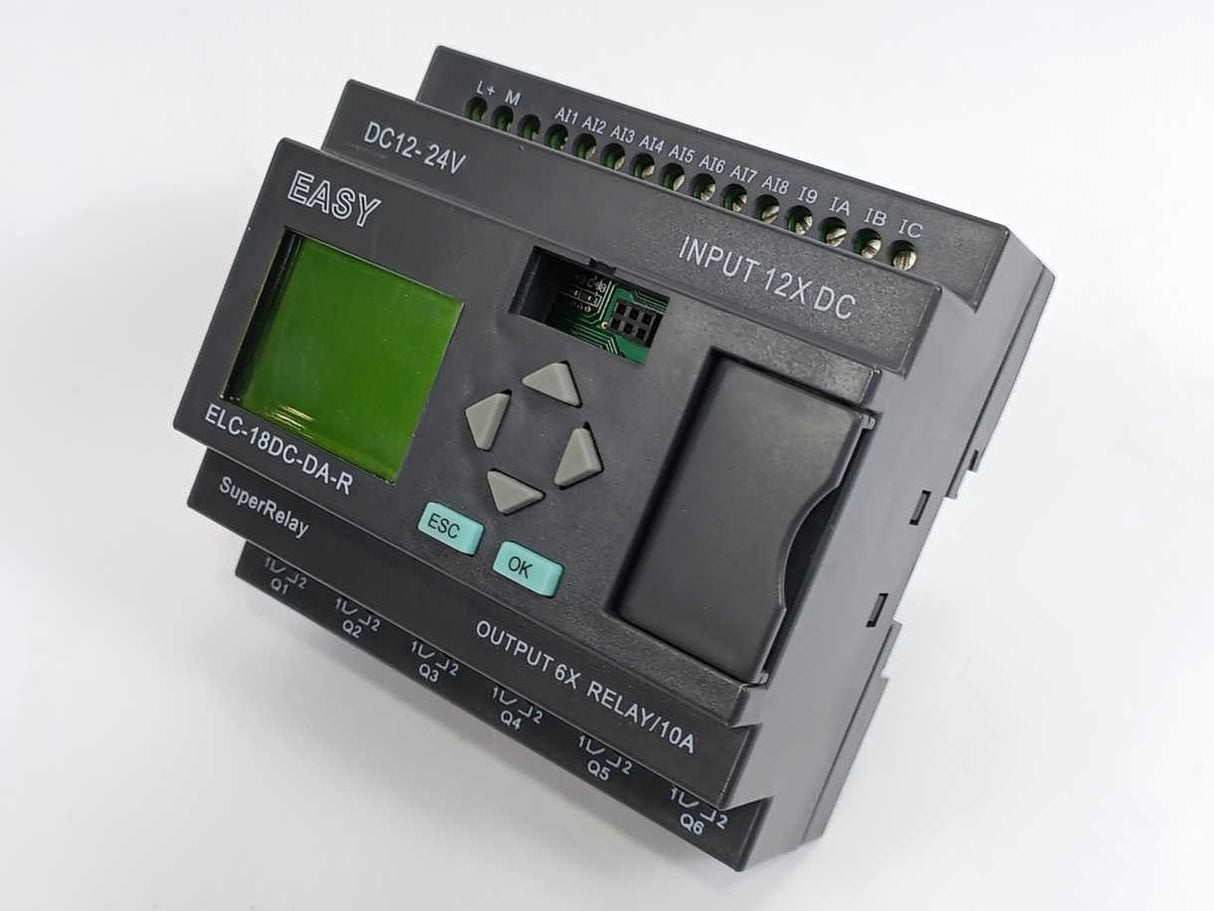 Easy Electronic Co. Ltd ELC-18DC-DA-R Micro Programmable Logic Controller