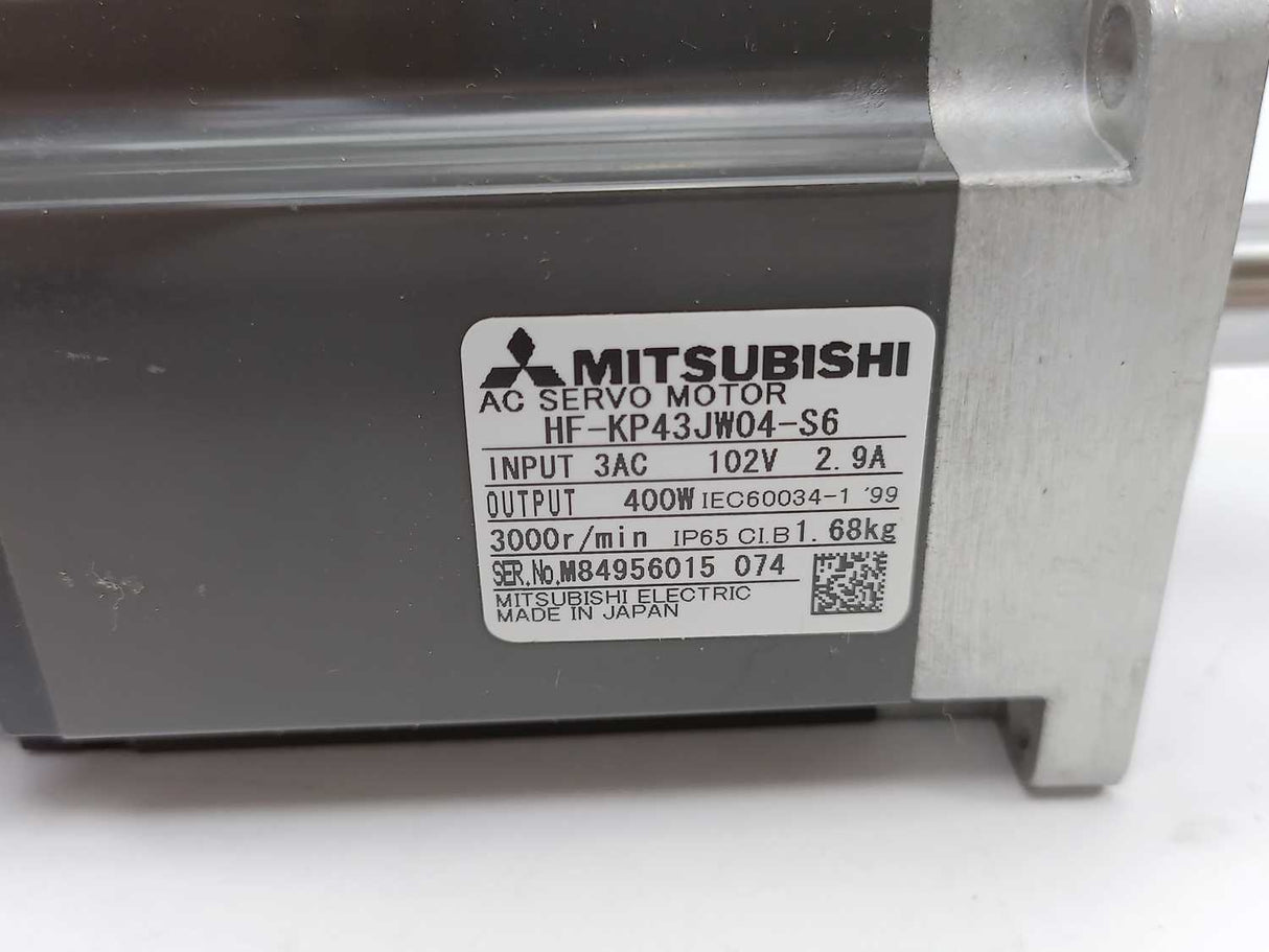 Mitsubishi HF-KP43JW04-S6 Servo Motor w/ Cable