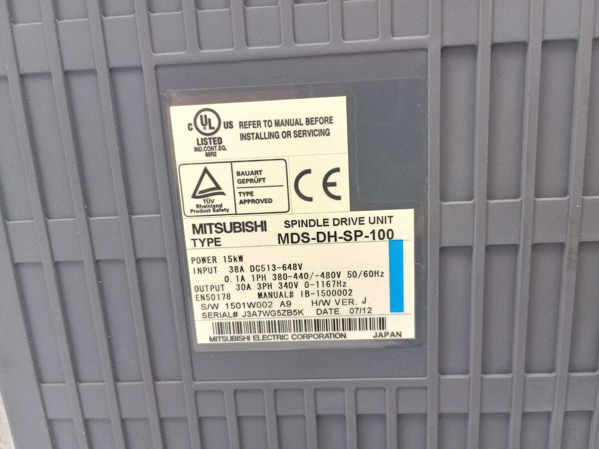 Mitsubishi MDS-DH-SP-100 Spindle Drive Unit