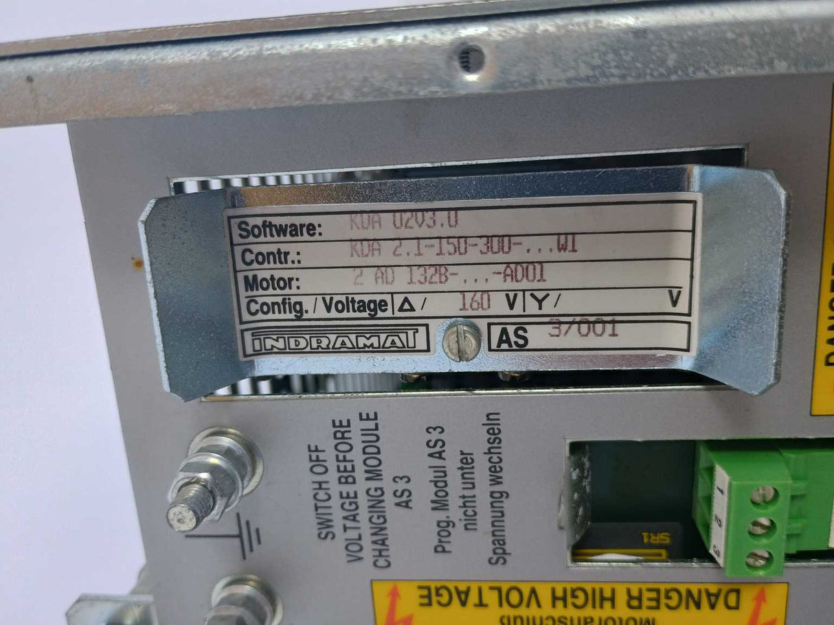 Rexroth Indramat R911228557 -KDA 2.1-150-3-A00-W1-220