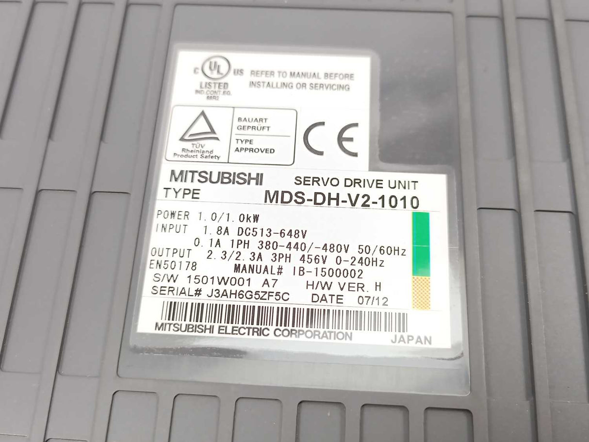 Mitsubishi MDS-DH-V2-1010 SERVO Drive Unit