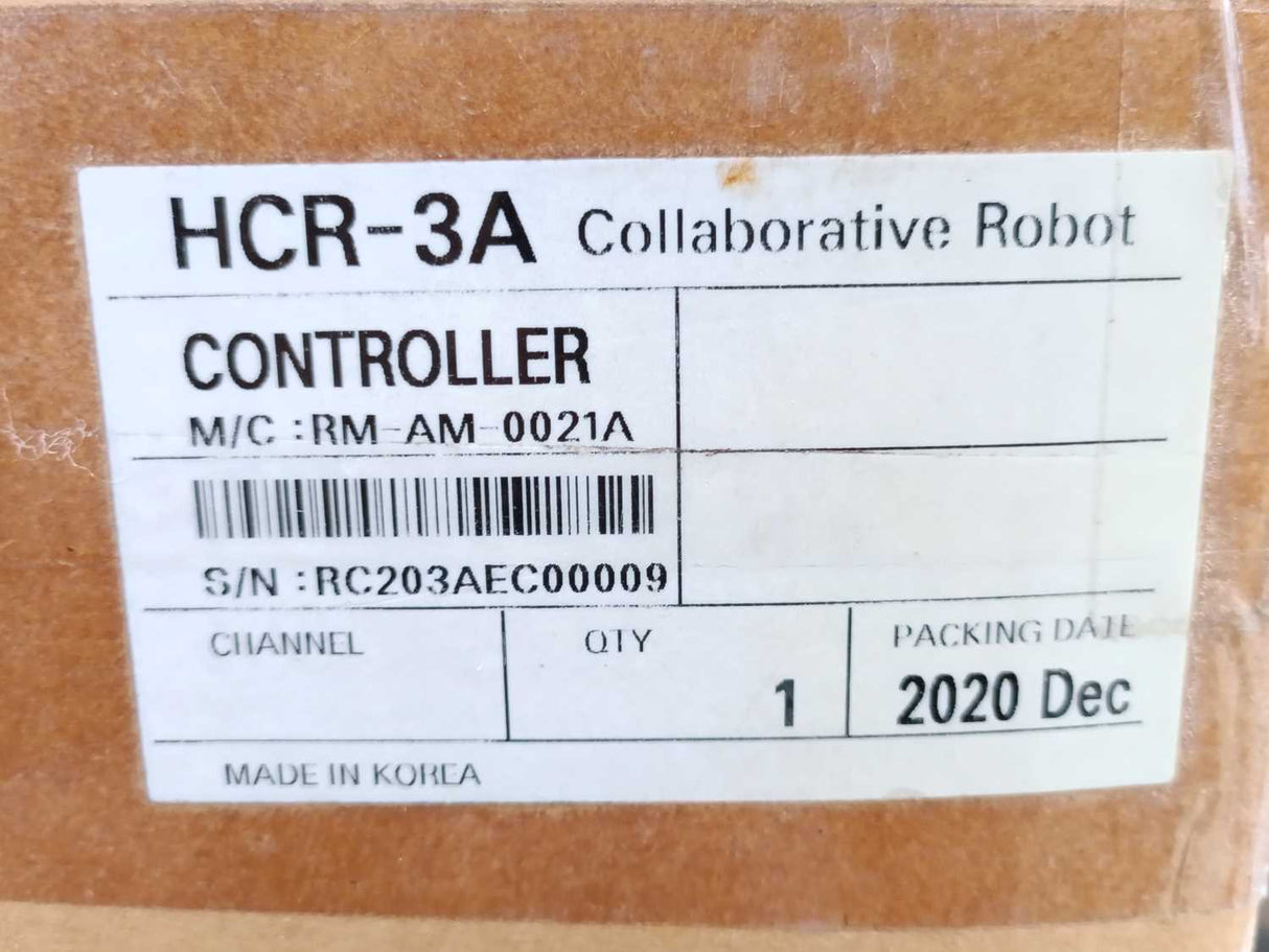 Hanwha HCR-3A RM-AM-0013A Collaborative Robot Arm W/ RM-AM-0021A Controller