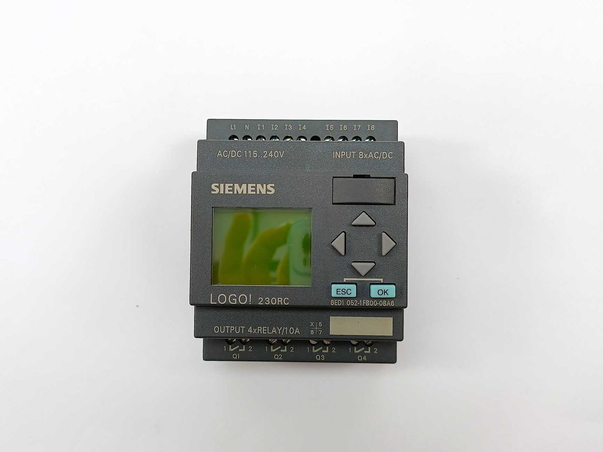 Siemens 6ED1-0521-FB00-0BA6 LOGO! 230 RC