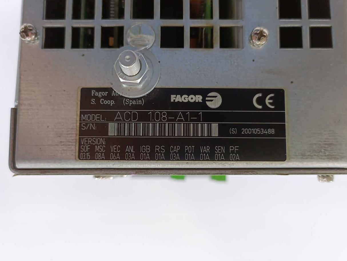 Fagor ACD 1.08-A1-1 Drive Module ACD108A11
