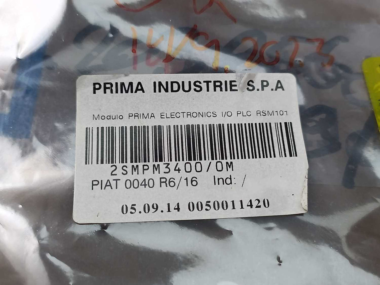 Prima Electronics 2SMPM3400/OM RSM101 I/O PLC Module