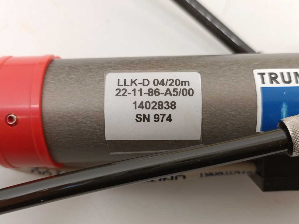 TRUMPF LLK-D 04/20m 22-11-86-A5/00 Fiber Optic Laser Cable 22-11-86-A5/00