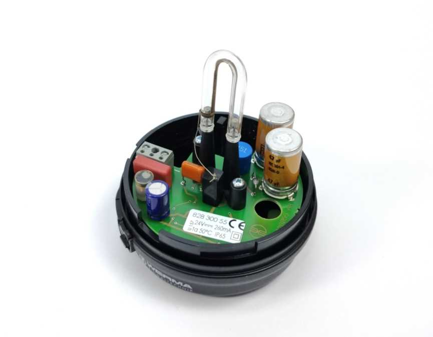 WERMA Signaltechnik 82830055 Flashing Beacon BM 24VDC YE