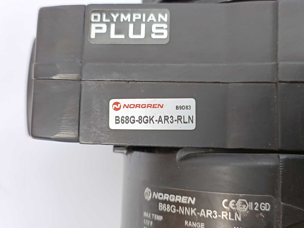 NORGREN B68G-8GK-AR3-RLN Olympian Plus filter/regulator B68G-NNK-AR3-RLN