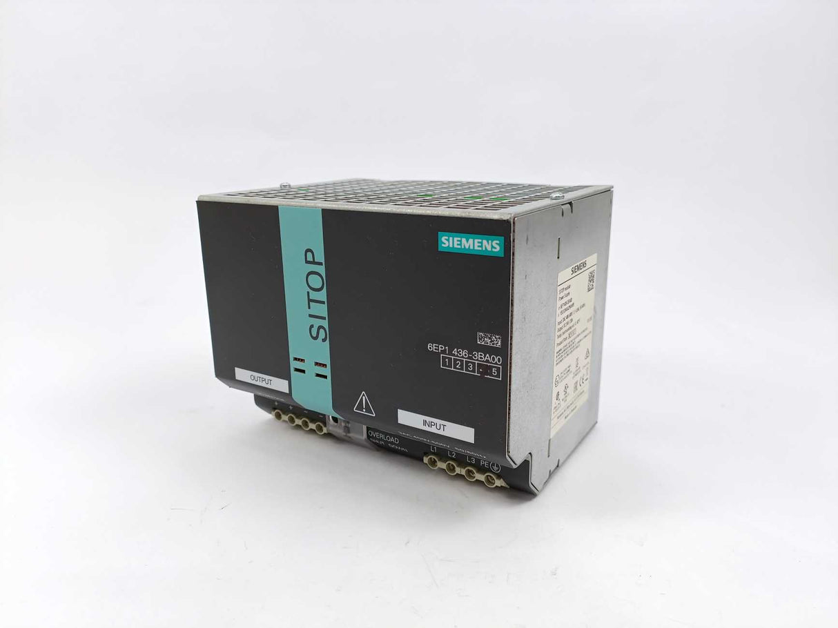 Siemens 6EP1436-3BA00 SITOP Modular 20 A Stabilized Power Supply
