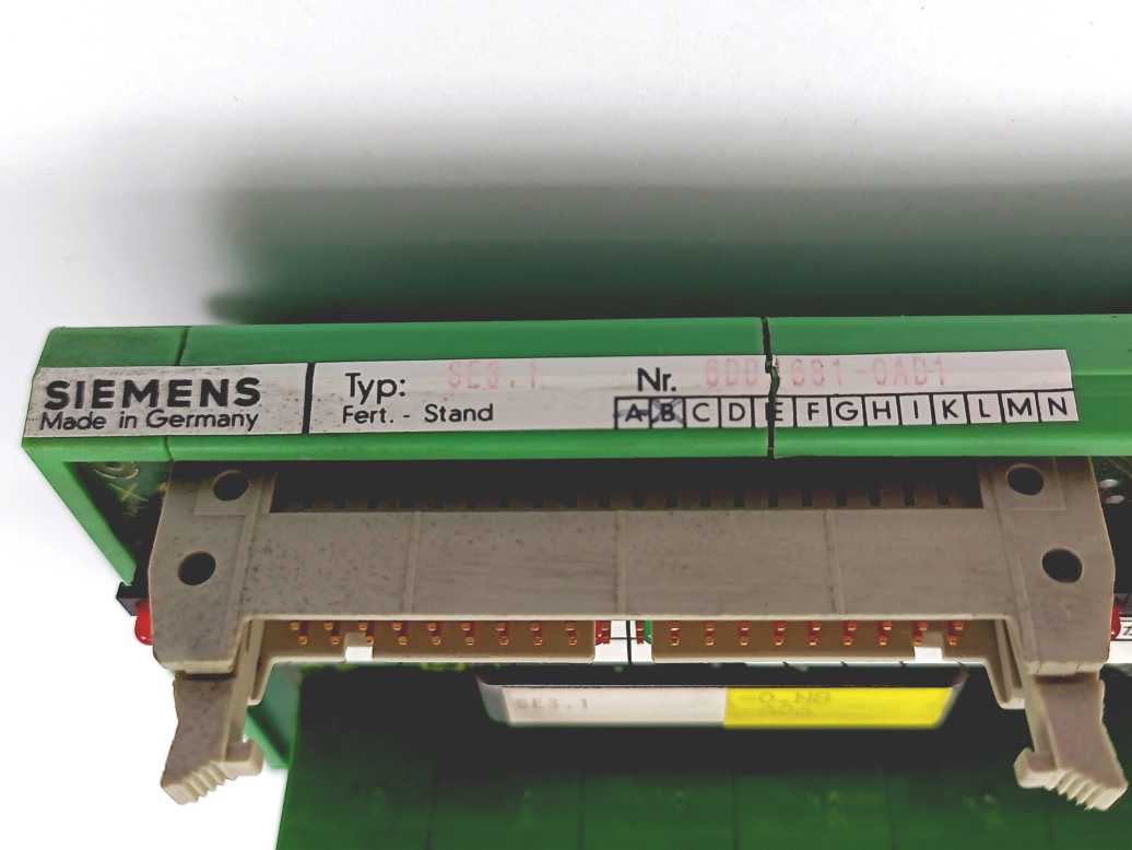 Siemens 6DD1681-0AD1 SE3.1, Interface Module
